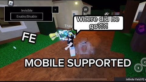 FE Invisibility GUI Script | IOS & ANDROID | PASTEBIN