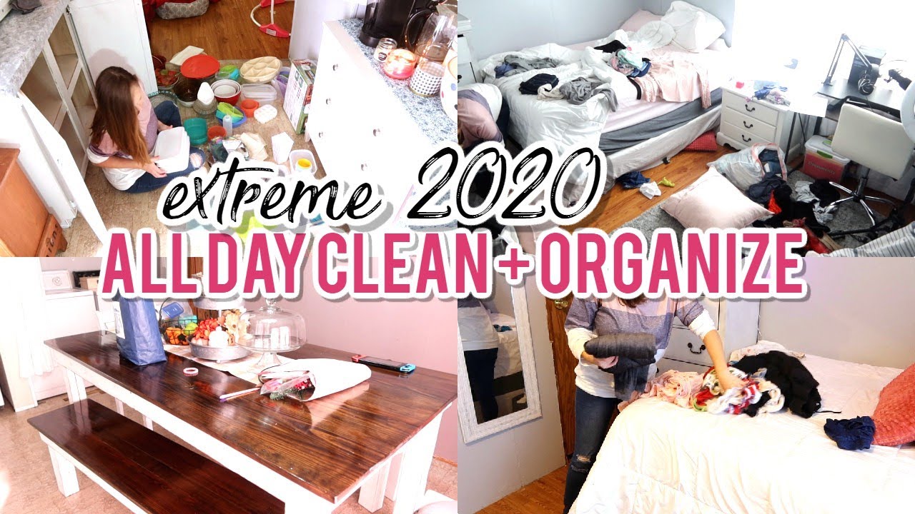 NEW! EXTREME CLEAN WITH ME 2020 | WHOLE HOUSE CLEAN + ORGANIZE WITH ME ...