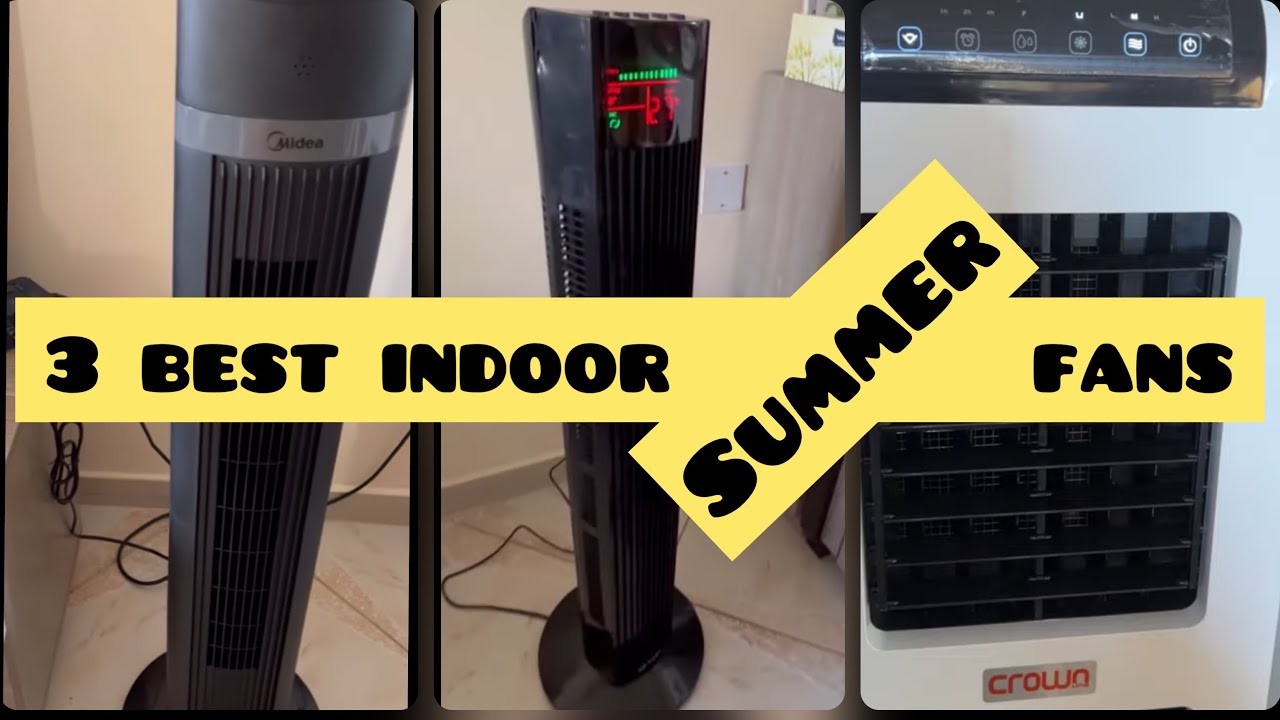 AZRDubai Best indoor tower fans for summer time Unboxing & Review Dubai ki Garmi YouTube