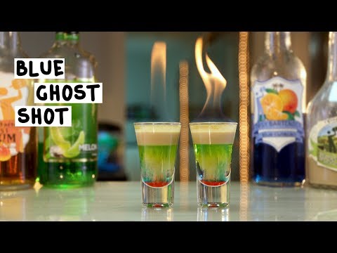 Blue Ghost Shot - Tipsy Bartender