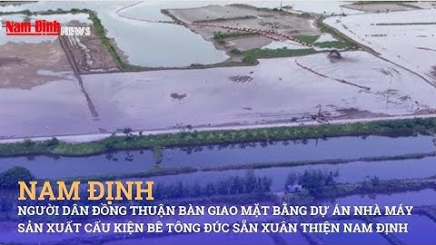 Người dân đồng thuận bàn giao mặt bằng dự án Nhà máy sản xuất cấu kiện bê tông đúc sẵn Xuân Thiện