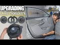 How To Install BETTER Door Speakers w/ NVX 6.5 Coaxial Speaker & Installing Aftermarket Adapter Ring