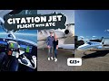 Citation cj3 private jet flight with atc new orleans to orlando