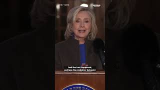 Hillary Clinton speaks about husbands upcoming deposition into the Epstein files