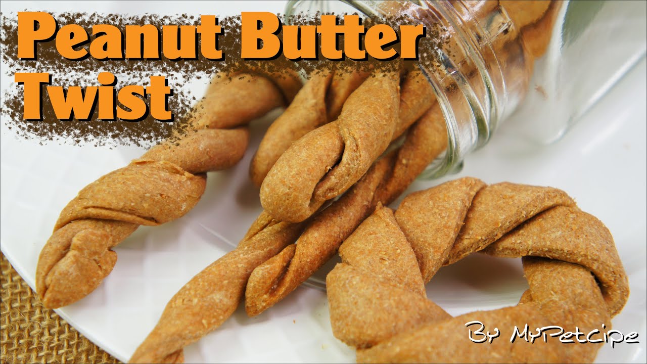 Peanut Butter Twist | Homemade DIY Treat for Dog | MyPetcipe