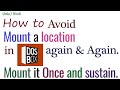 How to mount a location permanently in DOS Box.