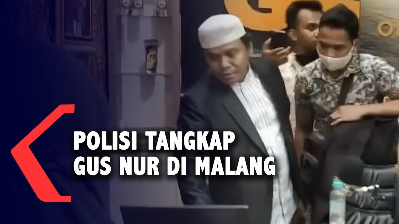 Detik Detik Gus Nur Ditangkap Di Kediamannya Di Malang Youtube