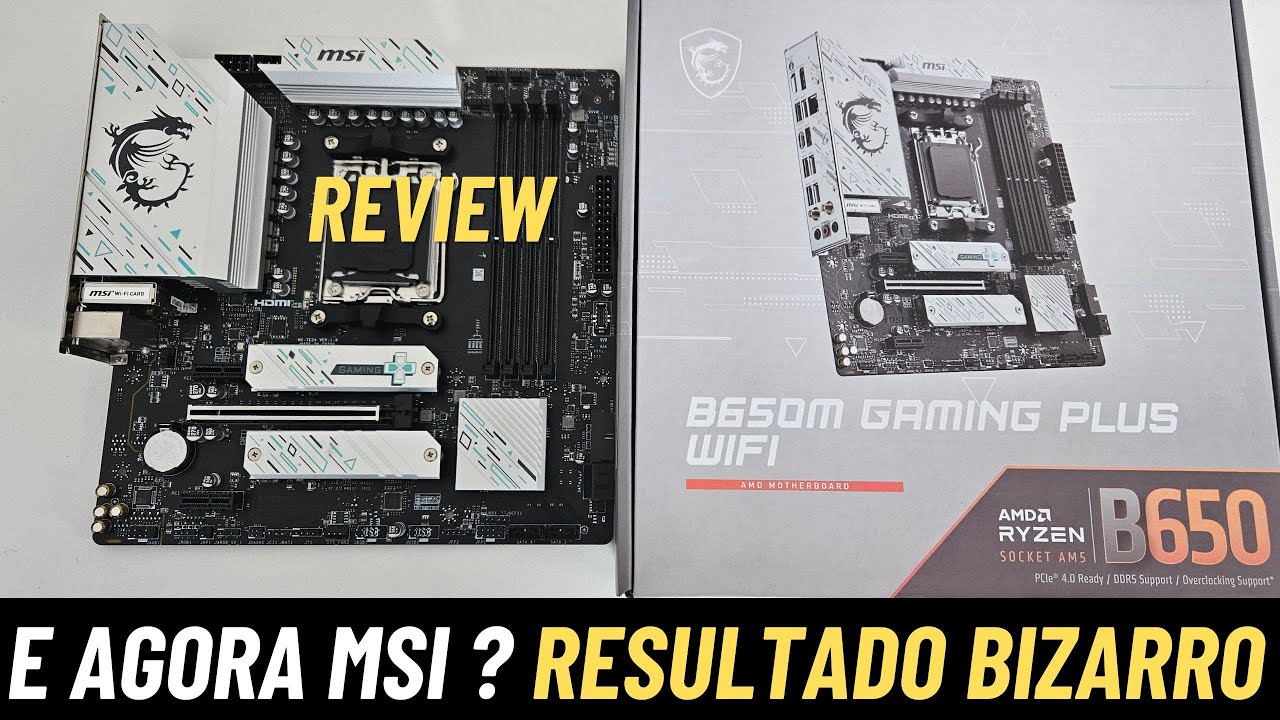 B650 M Gaming Plus WIFI MSI - Review - Nunca vi algo semelhante