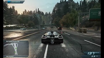 Need For Speed Most Wanted 2012 - 100% Savegame, Koenigsegg Agera.