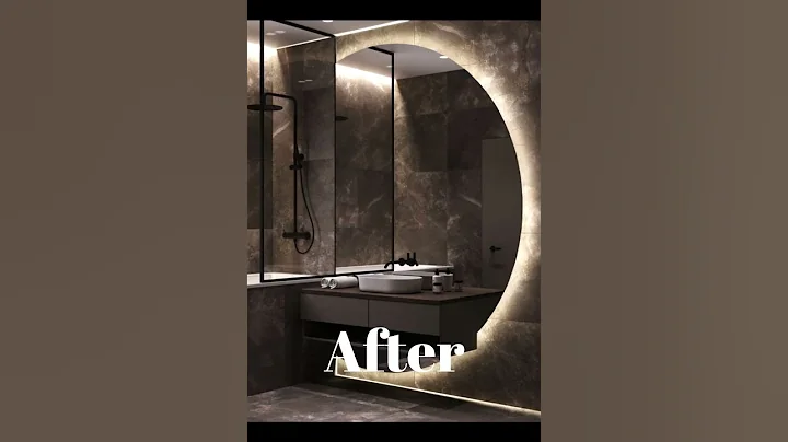 Mi-Mirror Luxury half Moon Bathroom Mirror