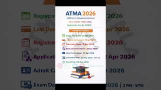 Missed CET? Your MBA Dream Isn’t Over - ATMA 2026 Awaits 🎓