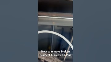 Creality K2 Plus. Removing filament