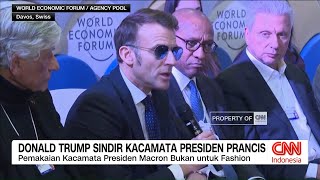 Donald Trump Sindir Kacamata Presiden Prancis