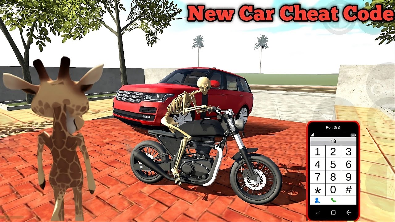 New Car Cheat Code | Indian Bikes Driving 3d | Suriyax YT - YouTube