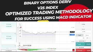 Binary options Deriv v25 index Optimized trading methodology for success using macd indicator