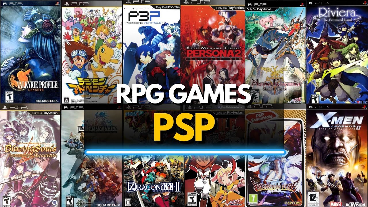 Top 60 BEST PSP RPG GAMES You Must Play!