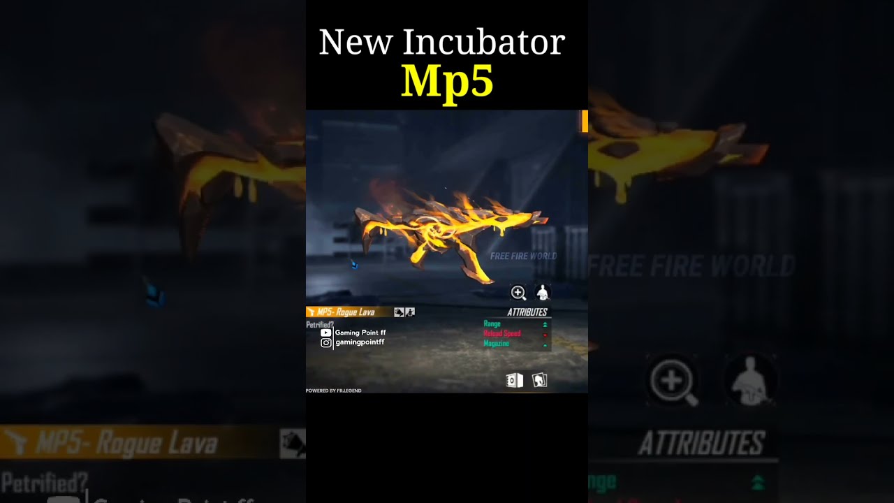 NEW MP5 INCUBATOR EVENT FREE FIRE || FREE FIRE NEW EVENT || NEW MP5 INCUBATOR EVENT 