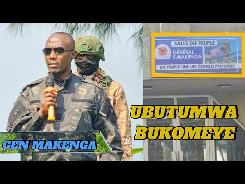 GENERAL MAKENGA ARIMANUKIYE MURI GOMA AHAYE UBUTUMWA FARDC WAZALENDO FDLR N INGABO Z U BURUNDI
