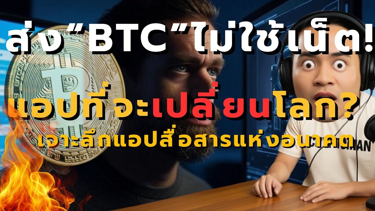 ⁣ส่ง Bitcoin ไม่ใช้เน็ต! เจาะลึก Bitchat แอปปฏิวัติจาก Jack Dorsey ที่รัฐบาลอาจไม่ชอบ!