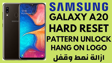 SAMSUNG A20 HARD RESET | SM-A205F FACTORY RESET |  ازالة نمط وقفل PATTERN UNLOCK DONE