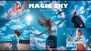 Lightroom Presets DNG & XMP Free Download | Magic SKY Preset mobile Tutorial | Dark Blue Tone screenshot 4