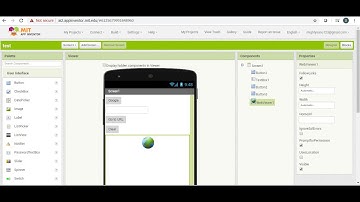 Making a Browser for Android in MIT App Inventor Tool #mit #app #software #browser
