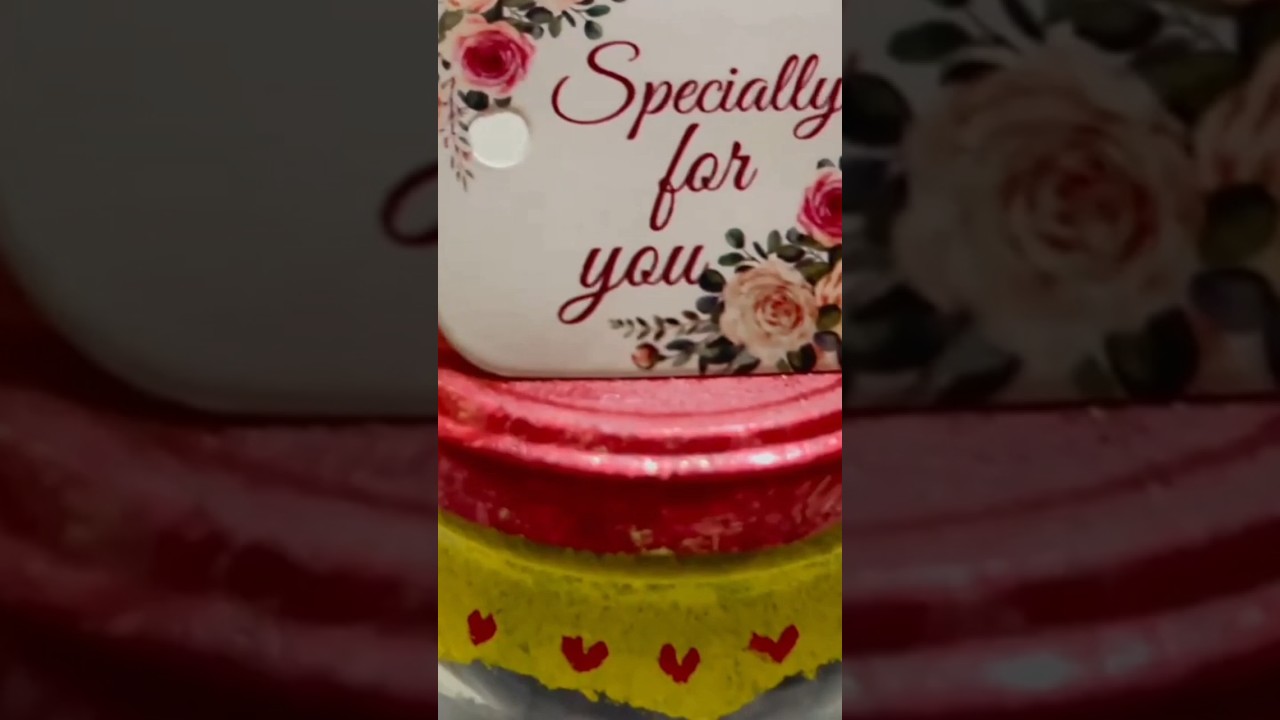 cute Glass jar photo DIY 