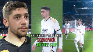 Federico Valverde 4K Clip Scenepack Free To Use