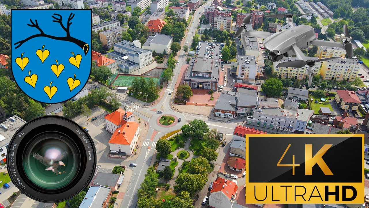 Łaziska Górne [4K Polska - Śląsk dronem] DJI Mavic Air 2