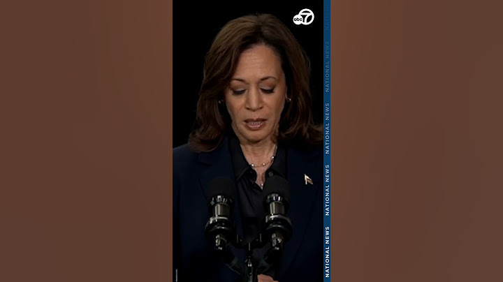Vice President Harris on death of Hamas leader Yahya Sinwar