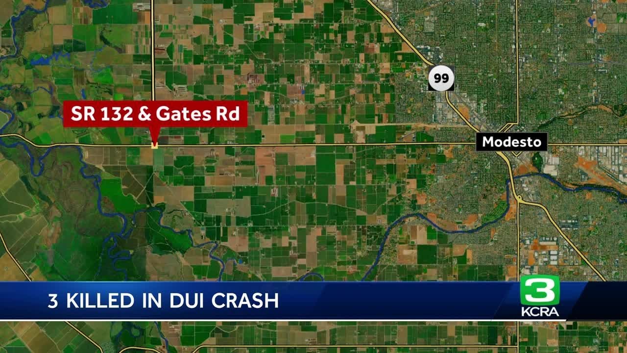 3 killed in Stanislaus County suspected DUI crash, CHP says - YouTube