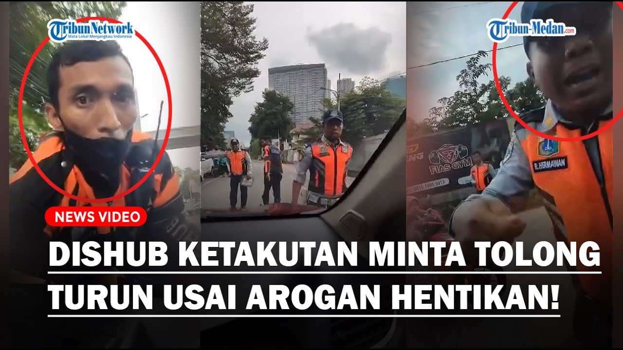 GEGER Petugas Dishub Naik ke Kap Mobil Usai Cekcok dengan Sopir, Dibawa Ngebut Sampai Minta Tolong!