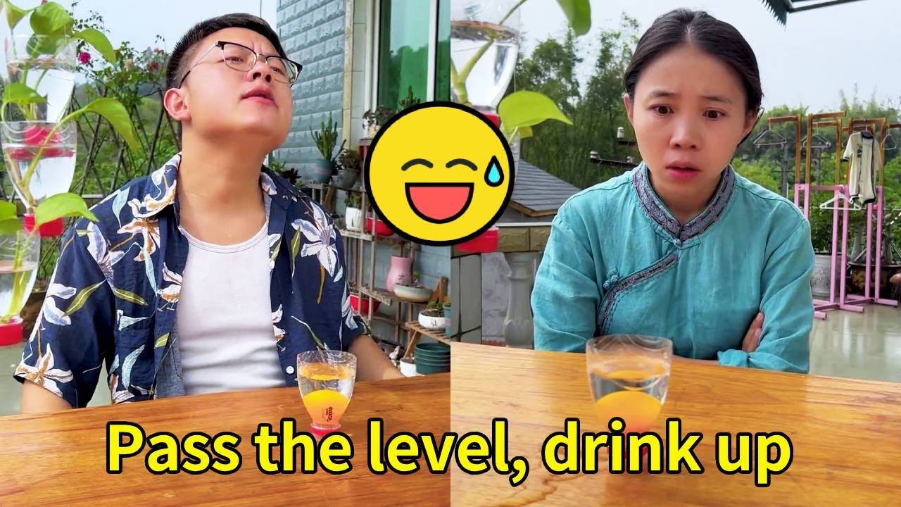 She underestimated him. He won and went for a drink! | funny | couple