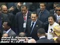 فيديو للرئيس مبارك في سرت خلال حضوره القمة العربية الافريقية الثانية بليبيا في 9 10 2010