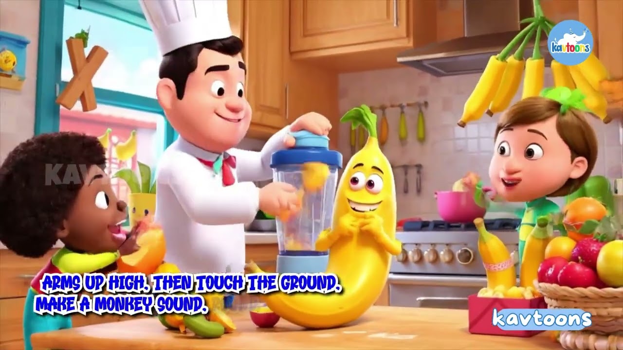 Monkey Banana Dance 🐒🍌 | Fun Dance Song for Kids | Aussie Kids Groove with Kavtoons! 