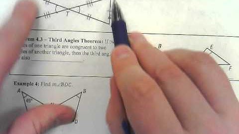 4.2 Apply Congruence and Triangles