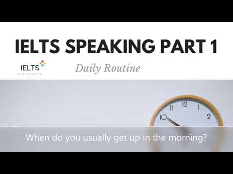 When do you usually get up in the morning? - YouTube