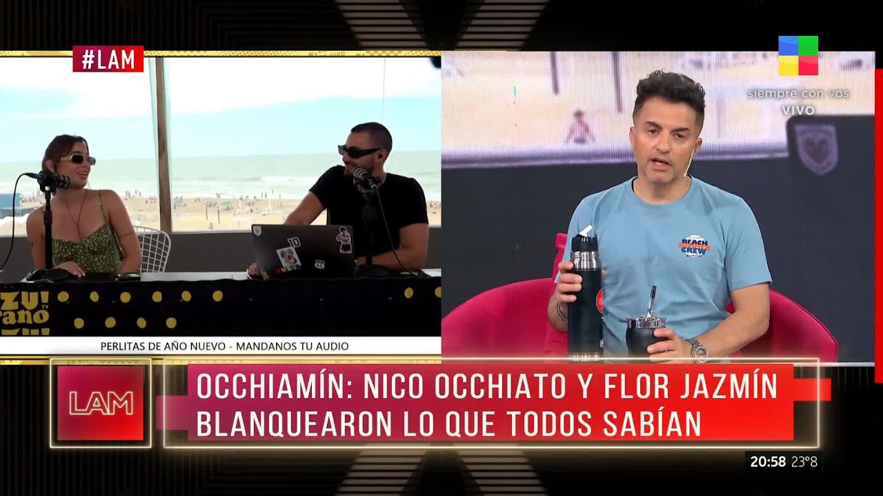 💥 Nico Occhiato y Flor Jazmín Peña confirmaron su noviazgo