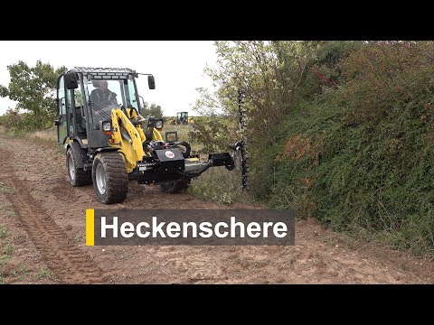 Heckenschere Episode 5 Wacker Neuson Anbaugeräte Radlader