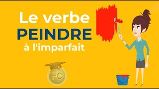 Le Verbe Peindre à l'imparfait to Paint imperfect tense #frenchconjugation