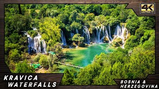 Kravica Waterfalls ● Bosnia and Herzegovina 🇧🇦 【4K】 Aerial Cinematic Drone [2023]