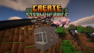 Гайд на монорельс в Create: steam n rails.