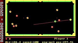 PC Pool Challenges © 1984 IBM - PC DOS - Gameplay screenshot 4