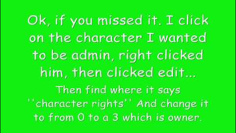 Runescape private server making yourself an admin 0001