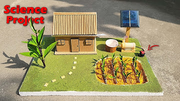 Science Project Working Model - Natural Farming | Science exhibition project for school | 2025