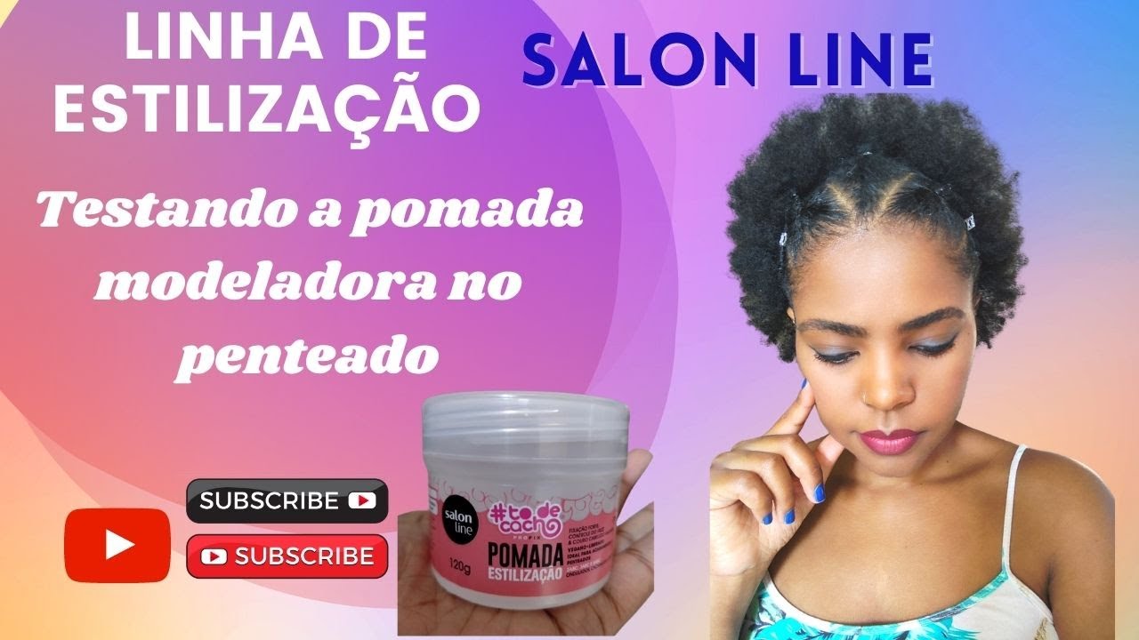 Salon Line, tô de Cacho! Testando produtos da Salon Line- Pro Fix -Pomada Estilização