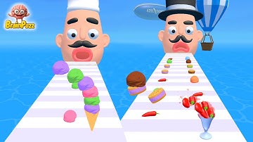 Stacky Ice Cream Runner All Level SpeedRun Gameplay Walkthrough iOS Android NEW UPDATE 