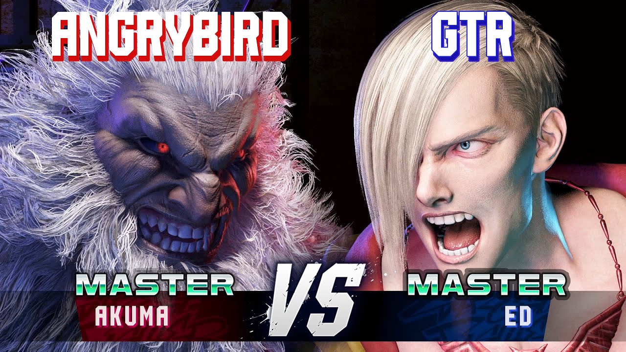 SF6 ▰ ANGRYBIRD (Akuma) vs GTR (Ed) ▰ High Level Gameplay