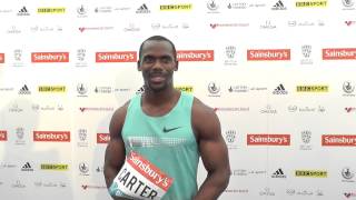 Nesta Carter 100m sainsburysgp
