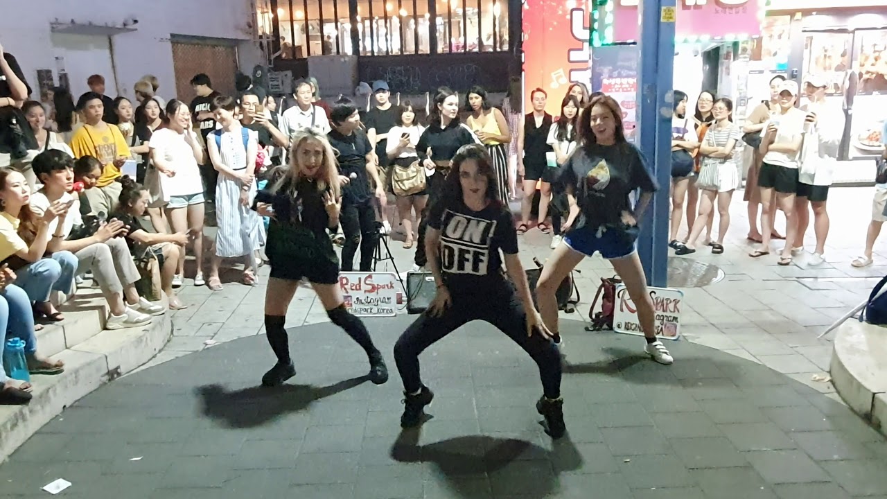 레드스파크(RED SPARK)/ 붐바야(BOOMBAYAH)-블랙핑크(BLACKPINK) 20190724 홍대(HongDae) Busking/cover
